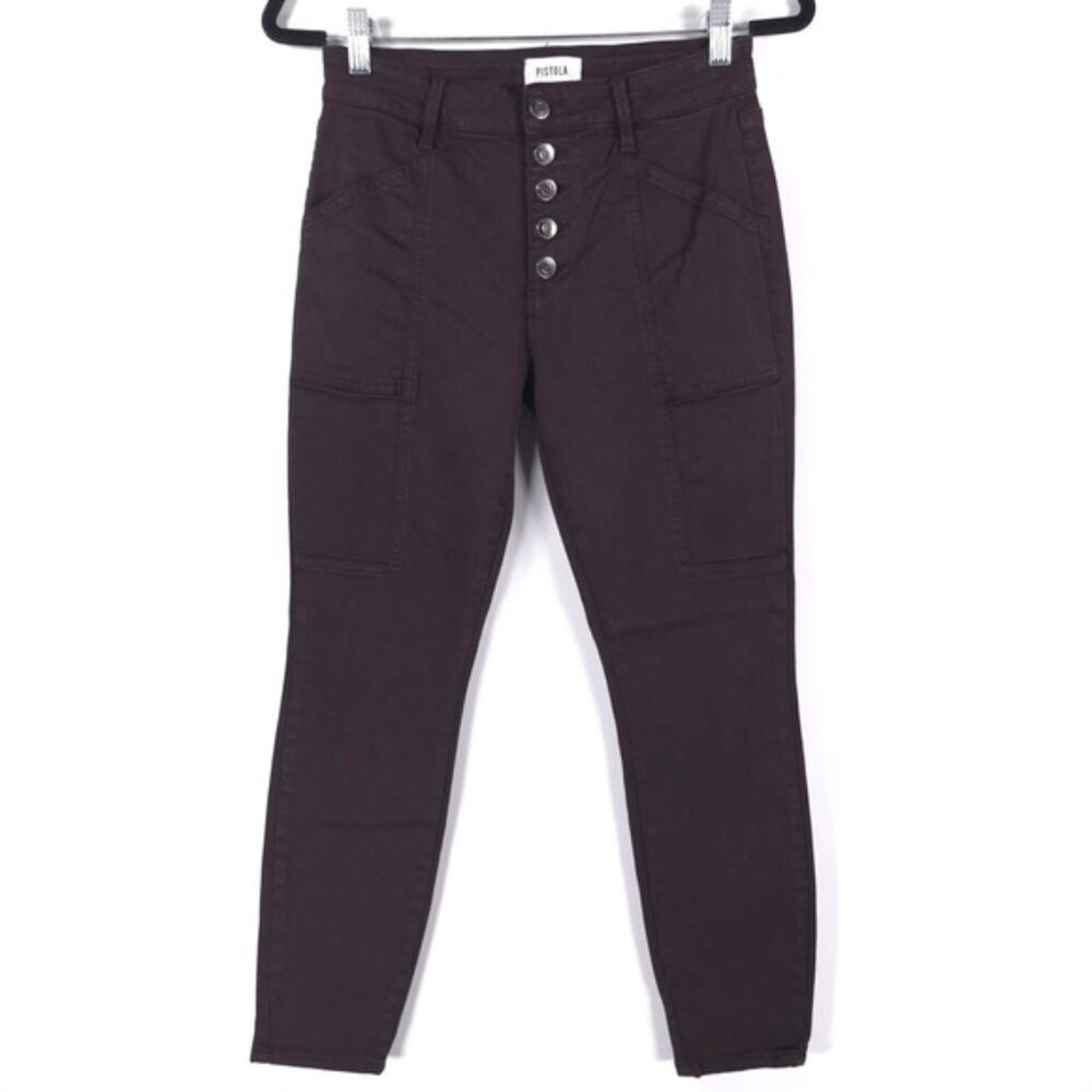PISTOLA Button Fly Skinny Jeans Q6280TLT-JVAP Cotton Lyocell Blend‎ Size 27